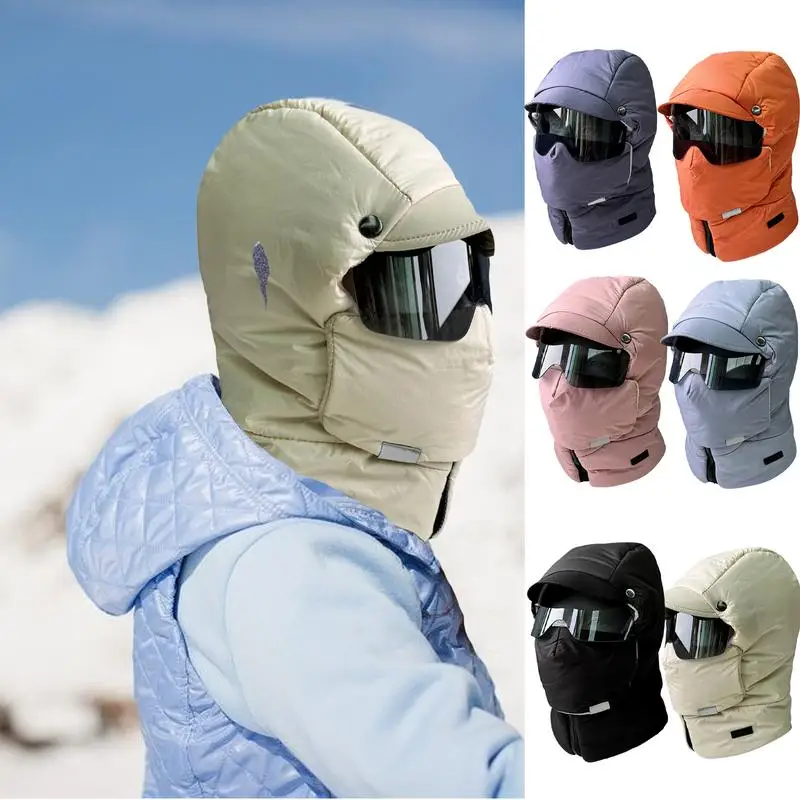 

Hooded Neck Warmer Hiking Scarves Snow Ski Hiking Scarves Hats Ski Full Covering Outdoor Hat Unisex Warm Hood Hats Face Cover
