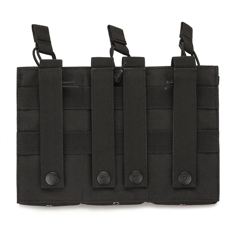 MOLLE Tactical Triple Magazine Bag Pouch Walkie Talkie Bag 600D Nylon Cartridge Clip Pouch Hunting Bag Gun Bags