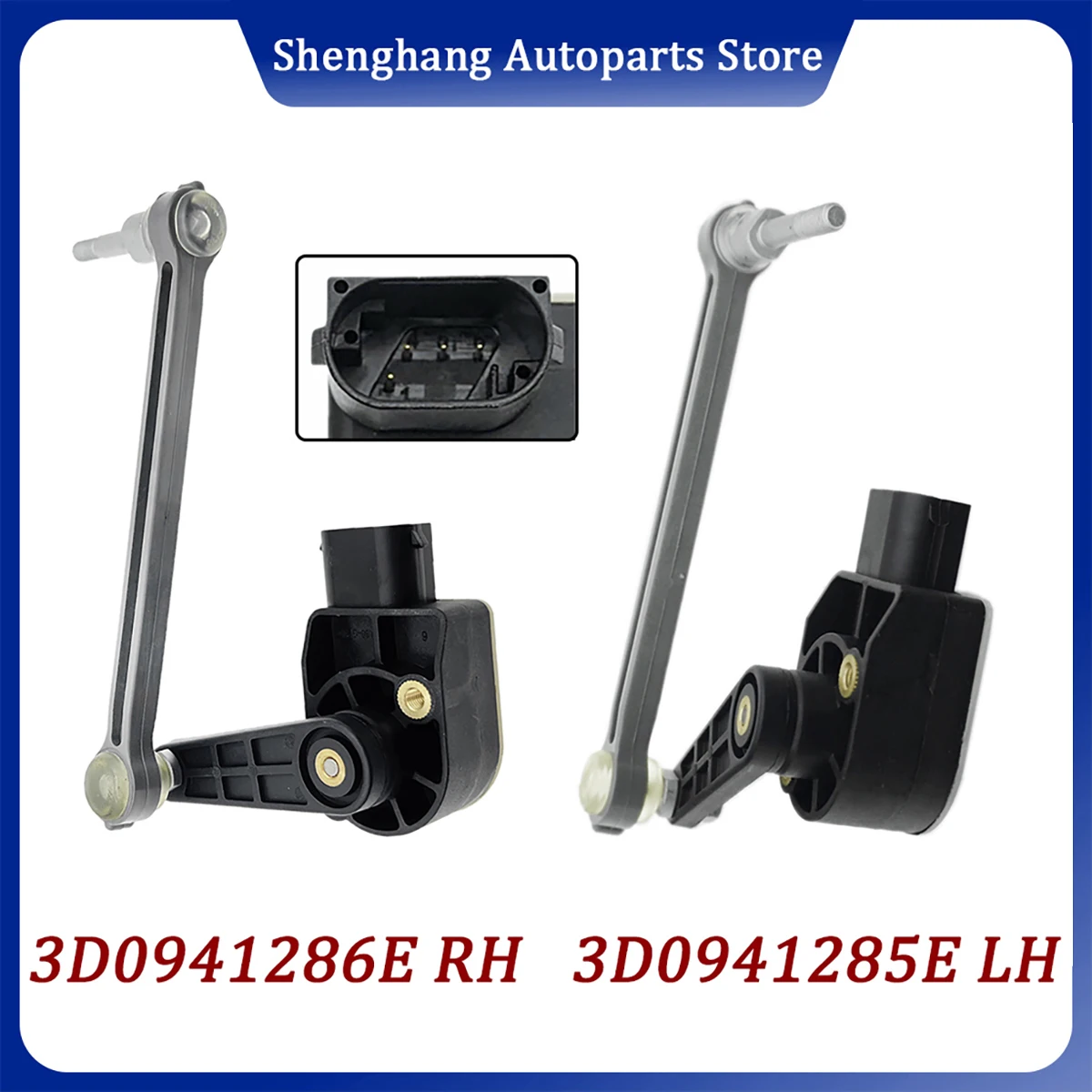 

Height Control Level Sensor For VW Phaeton 2002-2016 3D0941286C 3D0941286D 3D0941286E 3D0941285C 3D0941285D 3D0941285E