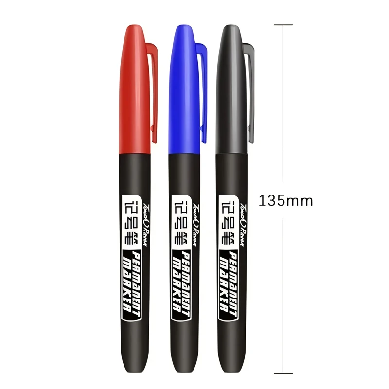 10 قطعة/المجموعة قلم تحديد دائم مقاوم للماء الحبر غرامة نقطة أسود أزرق أحمر اللون علامات مانغا رسم رسم أقلام القرطاسية