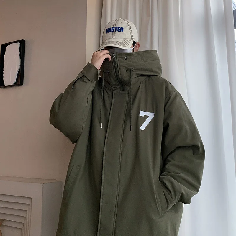 

Мужская зимняя куртка American High Street: утепленная, морозостойкая, для активного отдыха, с множеством карманов