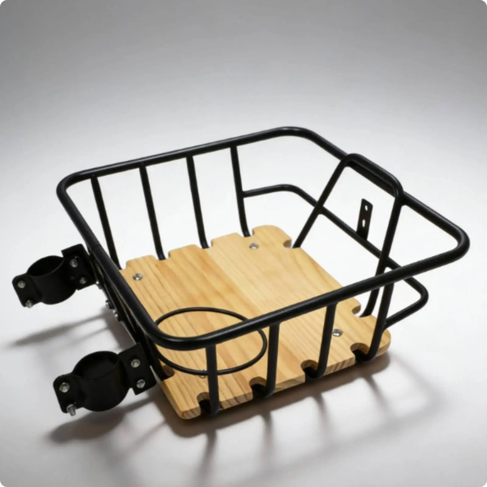 Metal Bike Basket Sturdy Duty Vehicle Accessory Resistant for Commuting