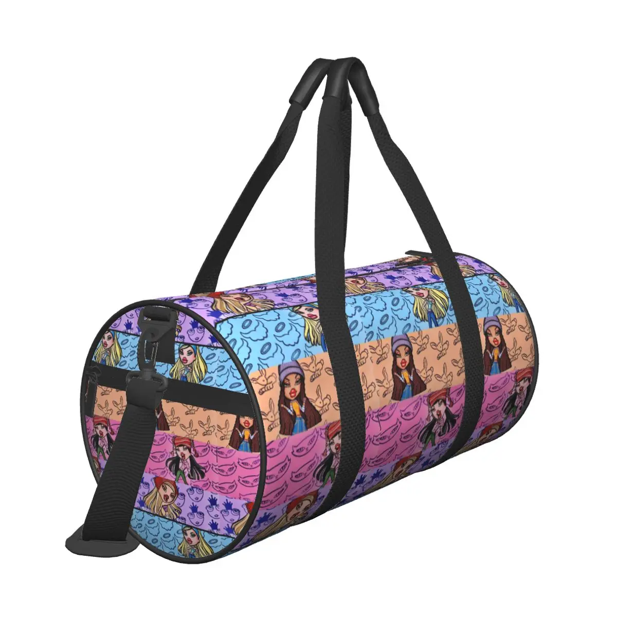 Saco Grande Ginásio com Bratz Obras De Arte, Y2k, 1ª Edição, Casal, Impermeável, Bolsa Personalizada, Treinamento Bonito, Saco de Fitness, Esportes, Y2k