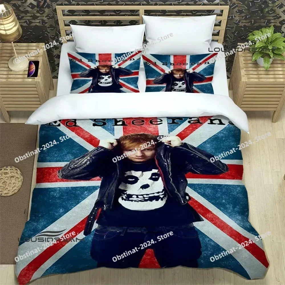 Singer Ed Sheeran printed Bedding Sets exquisite supplies set duvet cover bed comforter set bedding set luxury birthday gift