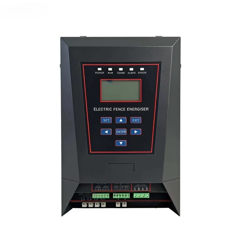 Durable outdoor single-zone electric fence power supply for residential safety management