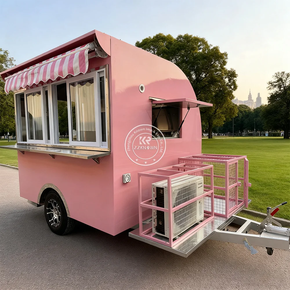 

Factory Customized Luxury Full Took Mobile Food Truck Trailer Coffee Cart Mobile Beauty Salon Truck Food Shop