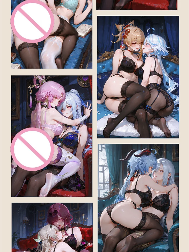 

2025 оптовая продажа, размер A5, Shuangfei 1 A5, акриловая двойная флэш-карта Waifu Ganyu Palying ACG CCG TCG, подарки для хобби
