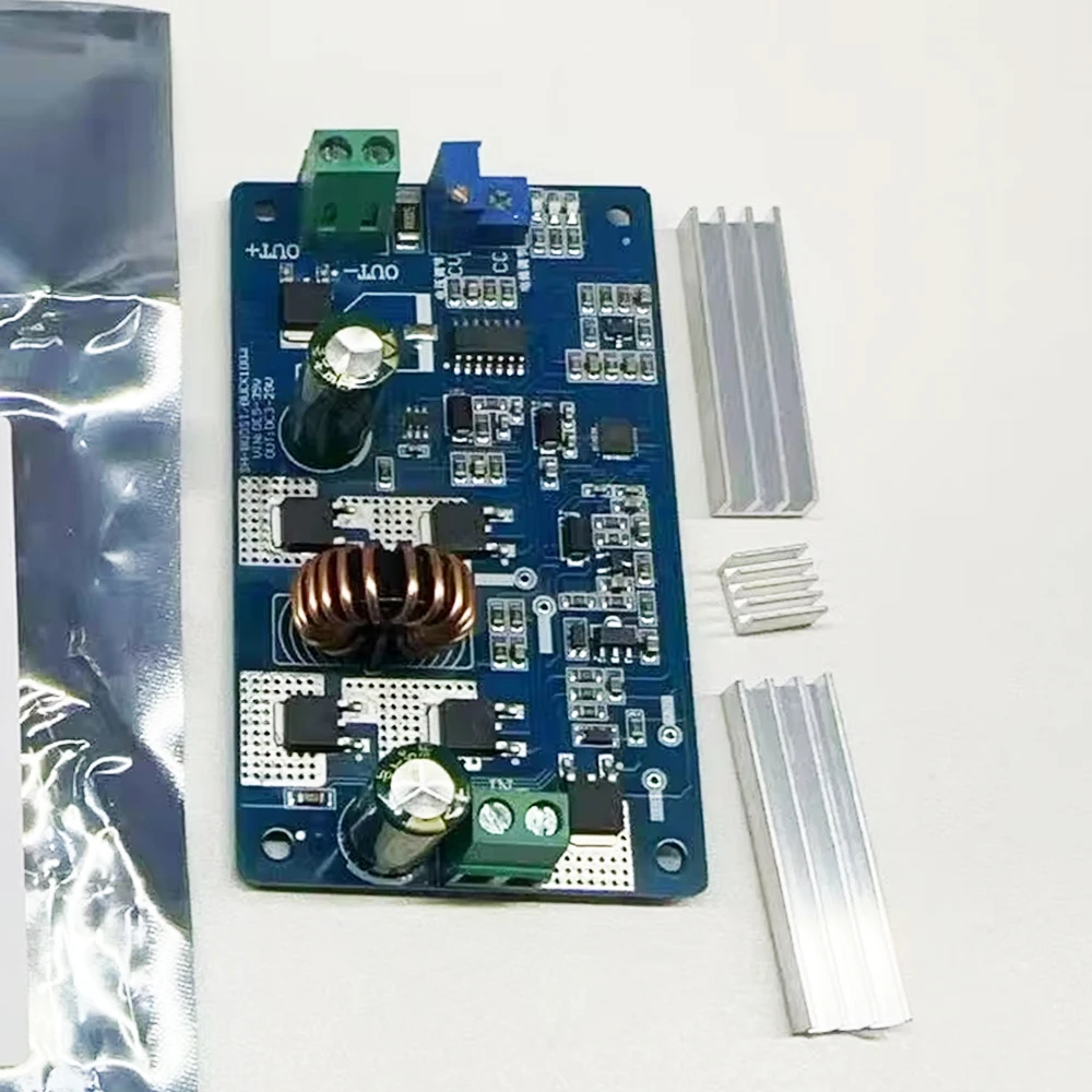 DC 5-35V 10A Auto Boost Buck alta potencia voltaje constante corriente constante carga de batería módulo controlador LED 90%-97% de eficiencia