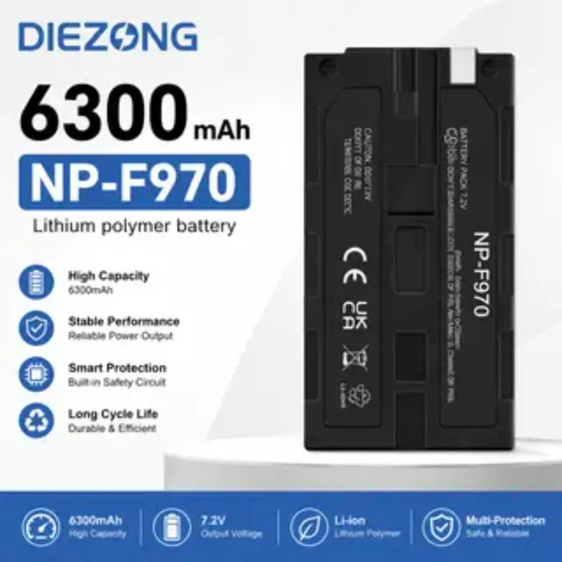 High‑quality Replacement Battery NP-F970 for SONY MC1500C 2500C HXR-NX100 NX3 198P