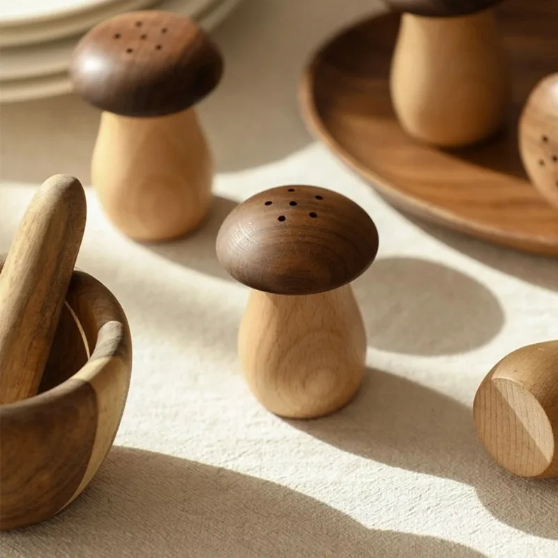

4pcs Mushroom Toothpick Holder, Small Kitchen Tool Box Container Storage Desktop Decoration
