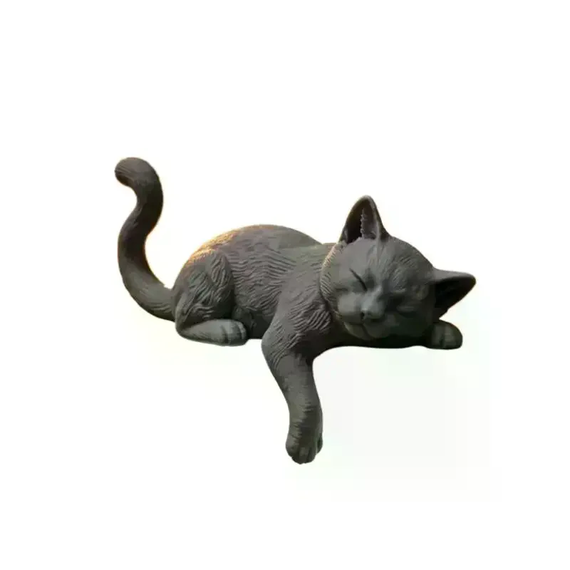 1pcs 3D Printed Lazy Cat Monitor Edge Ornament – Desktop Decor, Lover Gift, Creative & Healing