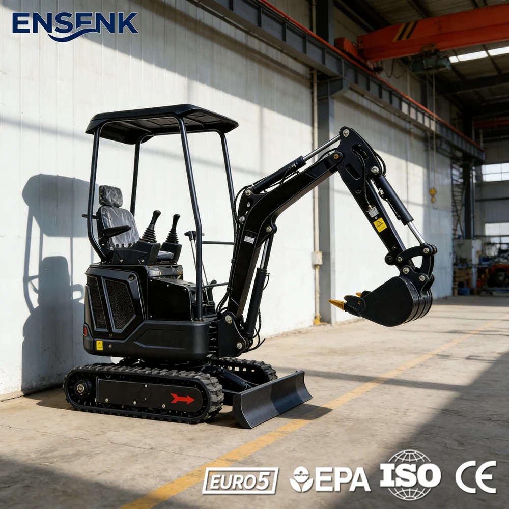 

Дизельный мини-экскаватор 1,7 тонны с гусеничным ходом 4x4 для строительной техники, экскаватор с грейферным захватом