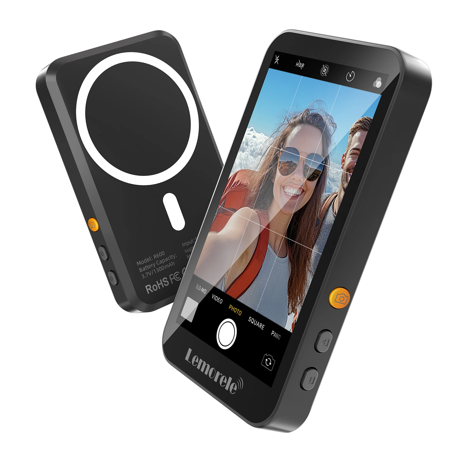 Lemorele extension de Transmission d'image sans fil Zoom photographie vue en temps réel récepteur Bluetooth 5.0 pour Camping voyage Vlog