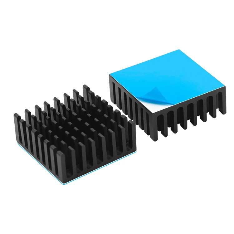Pure Aluminum Profile Heat Sink 25×25×10mm Slotted, Cooling Block for CPU, DIY Electronics, Ultrasonic Devices & Chips