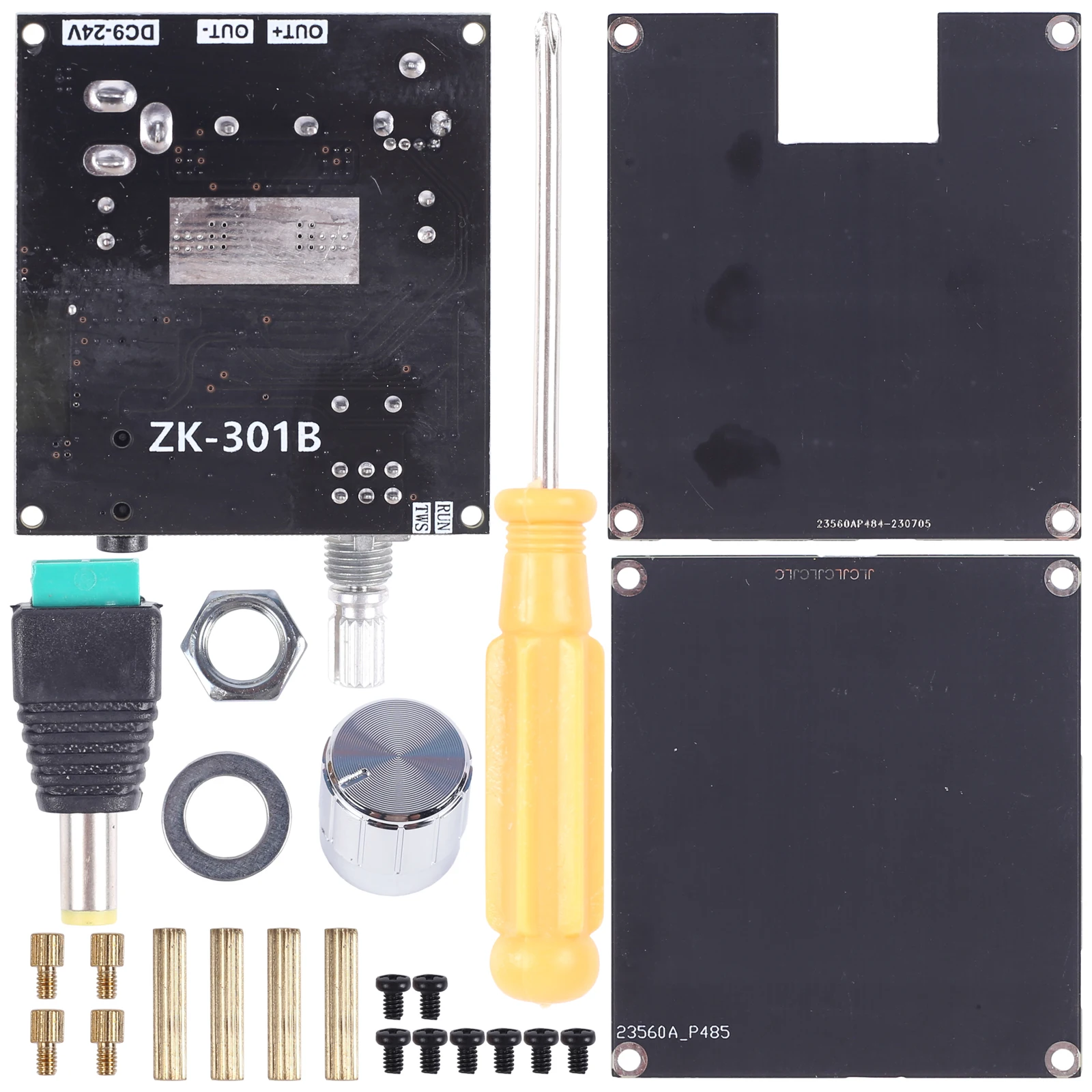 DIY Wireless TWS Bluetooth-compatible Amplifier Audio Module DC 12V 24V 30W ZK-301B Speakers Transponders AUX/USB Audio Input