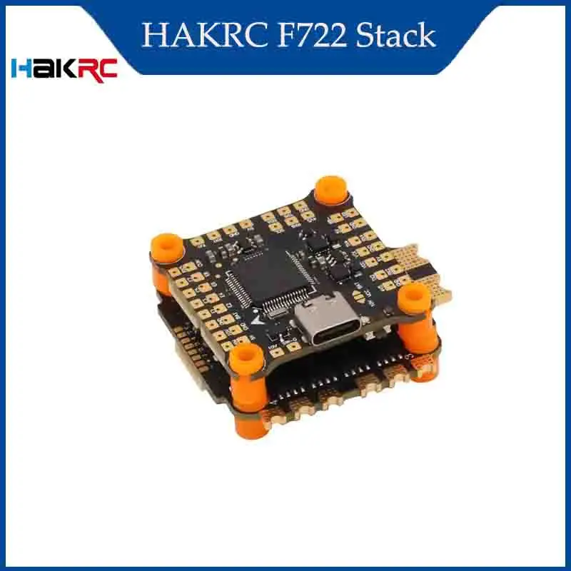 

HAKRC F722 V2 Stack F7 Flight Controller Dual BEC With 45A/50A/60A/65A 4in1 Brushless ESC for For FPV Freestyle Racing Drone
