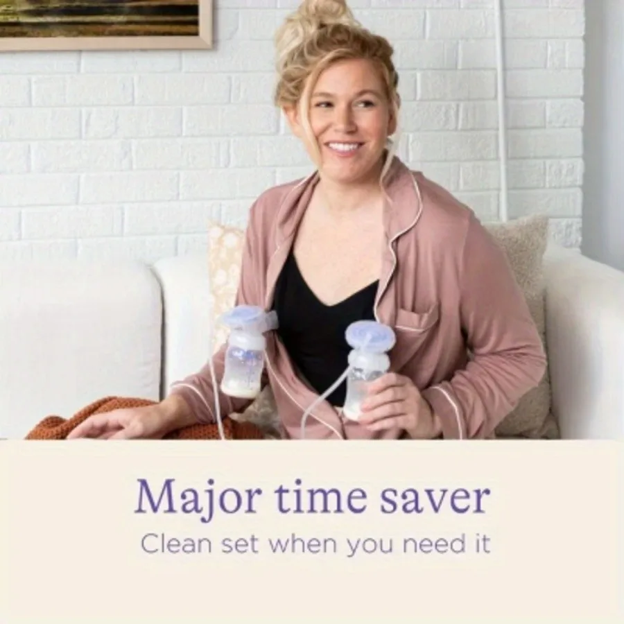 Дополнительный комплект молокоотсосов для двойных электрических молокоотсосов — обеспечивает уют, подходящий для максимальной эффективности накачки.