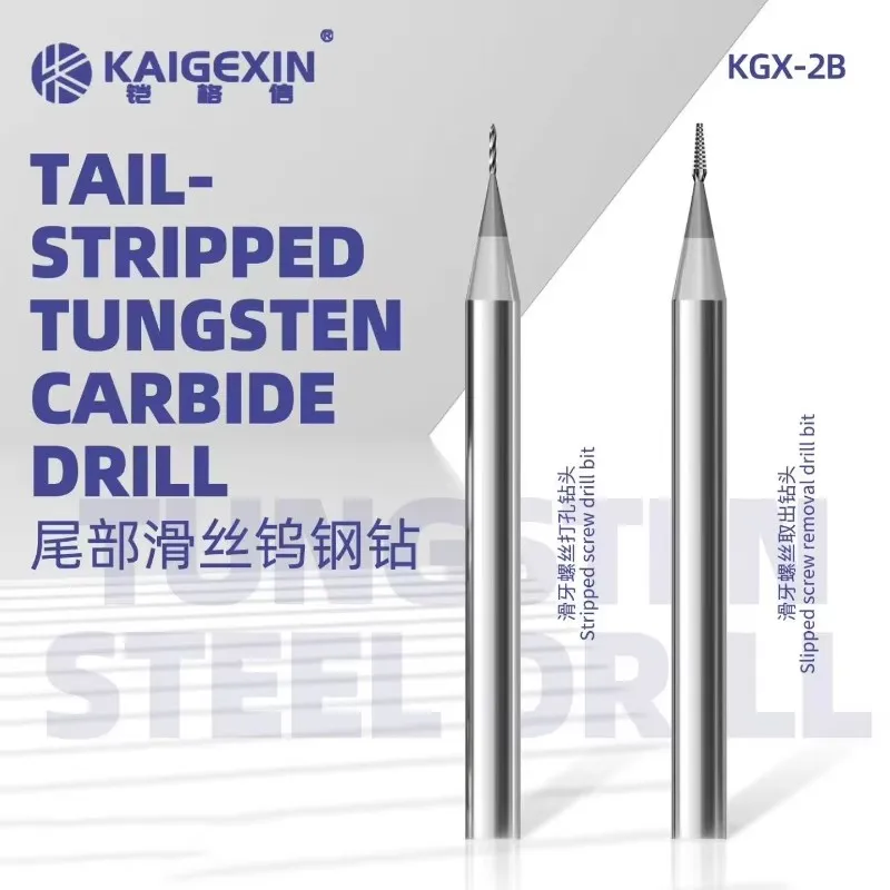 KAIGEXIN KGX-2B 2.35mm Alloy Phone Repair Stripped Screw Extractor Sliding Drill Bit Removal Extraction Tool for Phone Repair