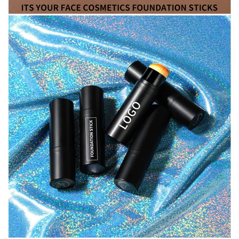 Custom Logo Vegan Face Foundation Concealer Pen Long Lasting Dark Circles Corrector Contour Concealers Stick Blusher Makeup