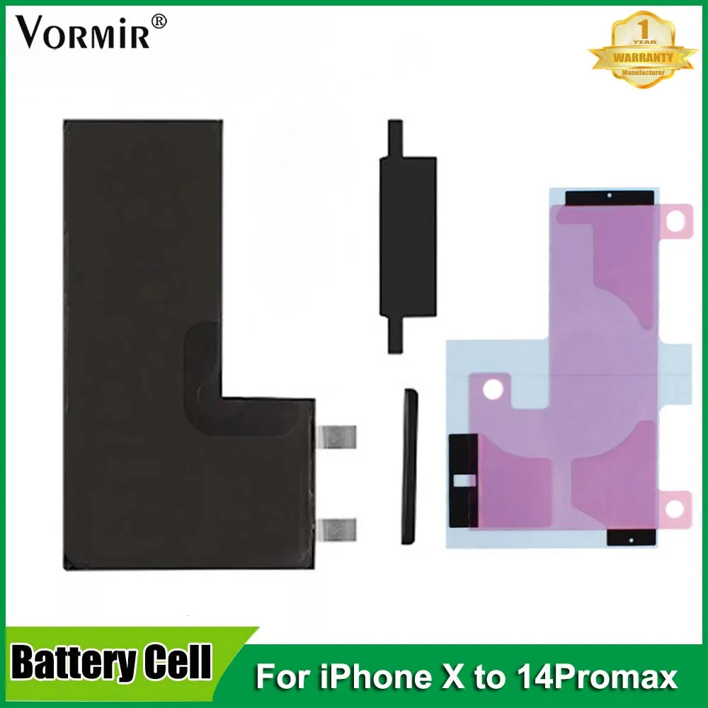 Vormir Battery Cell No Flex for iPhone 15 14 12 13 11 XS Ori Corby Bolts Sets No Pop-ups Non Genuine Message Battery Replacement