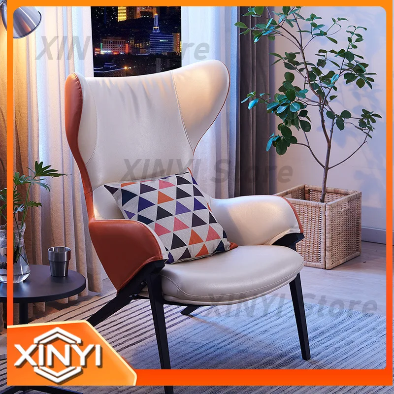 For Tuo Quiet Leisure Chair Italian Creative Art Minimalist Comfort Nordic Light Luxury Modern Internet Celebrity Fiberglass