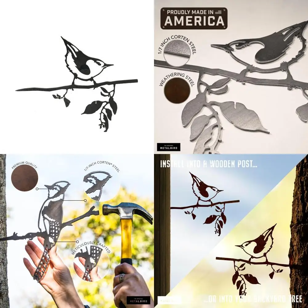 

Укороченное стальное ореховое дерево, художественное украшение на открытом воздухе - металлическое искусство ручной работы, американское производство, уникальное украшение для сада