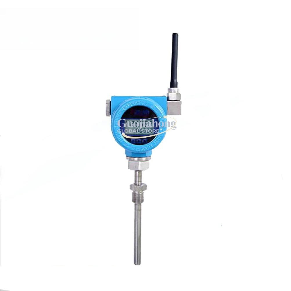Intelligent digital integrated wireless GPRS temperature transmitter pt100 battery powered wireless temperature sensor