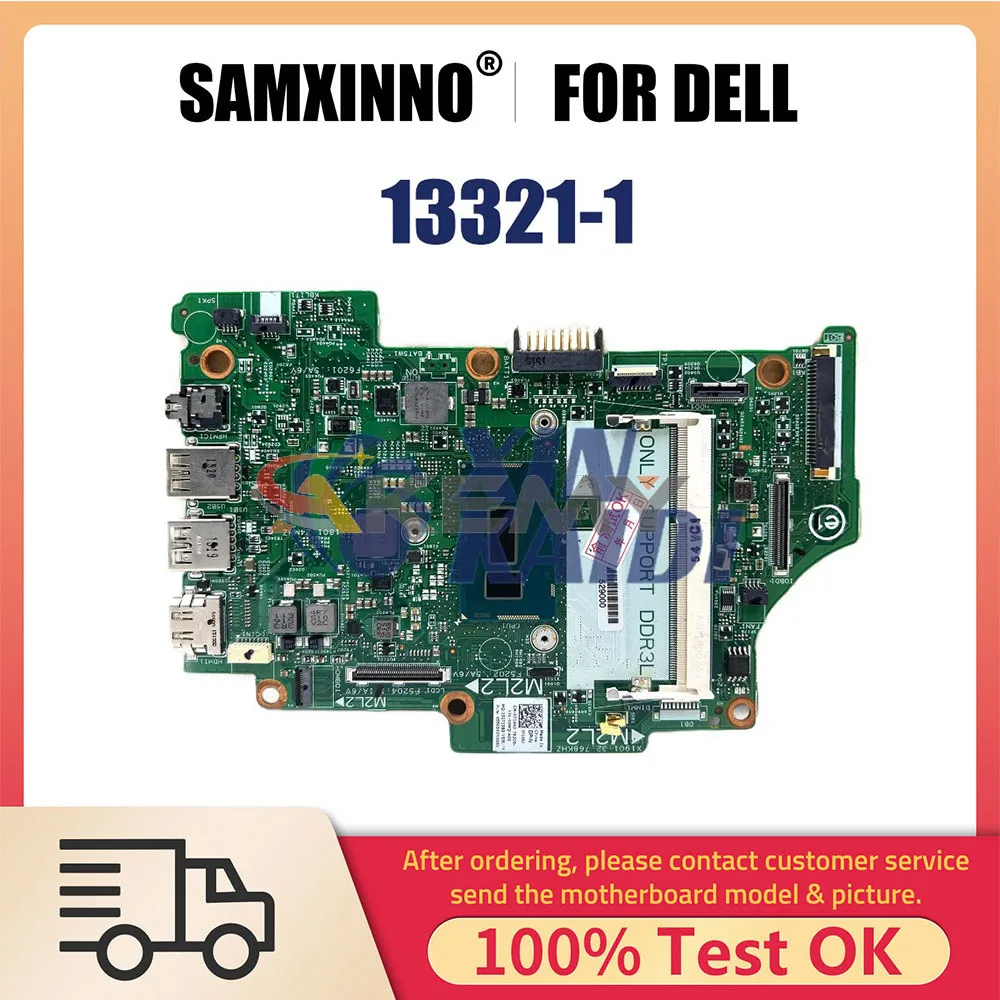 

Notebook Mainboard For Dell Inspiron 13 7348 7558 7352 07166J CN-07166J 13321-1 Laptop Motherboard With I5-5200U Full Tested OK