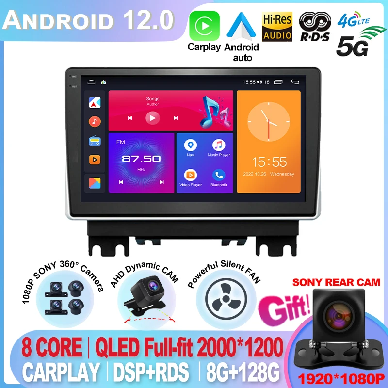 For CHANGAN Hunter 2019-2021 2 DIN 10 INCH 4G Carplay Android Car Multimedia Player Autoradio GPS Navigation WIFI FM Head Unit