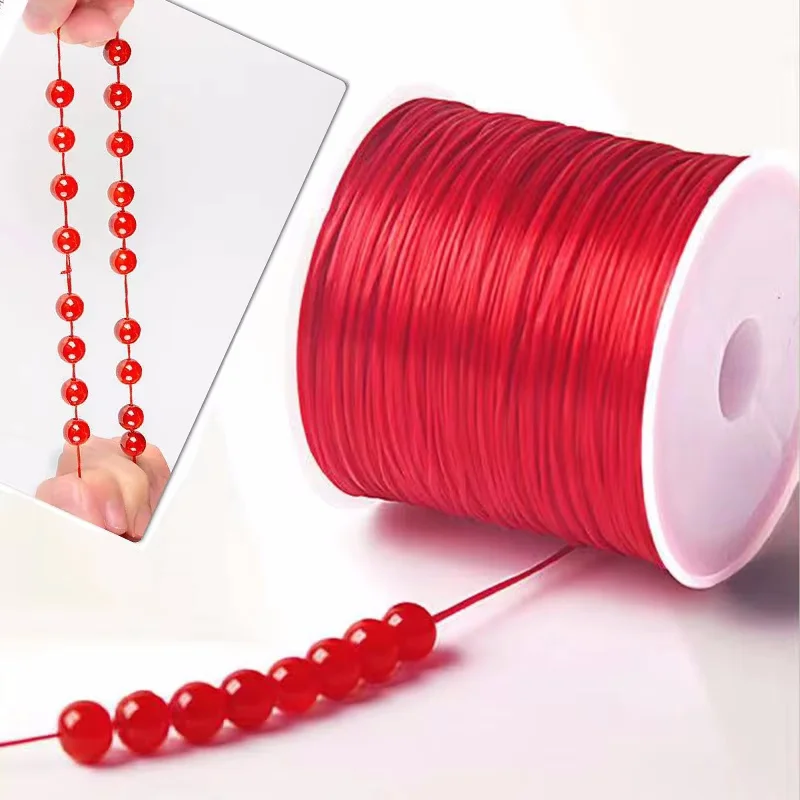 40M 0.7mm Jewelry Thread Stretch Elastic Beads Cord Crystal String Line Thread for Jewelry Making Beading Bracelets DIY Rope image 4
