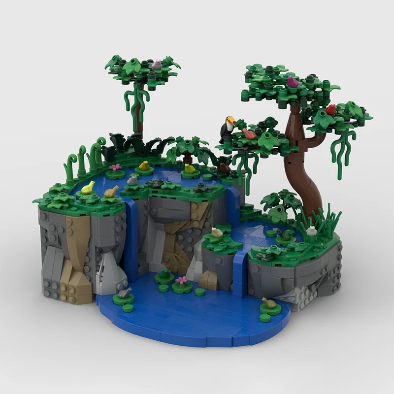 Modular City Building รุ่น Moc กบ Bog อิฐเทคโนโลยี Modular Blocks ของขวัญคริสต์มาส ConstrustionToy DIY ชุด