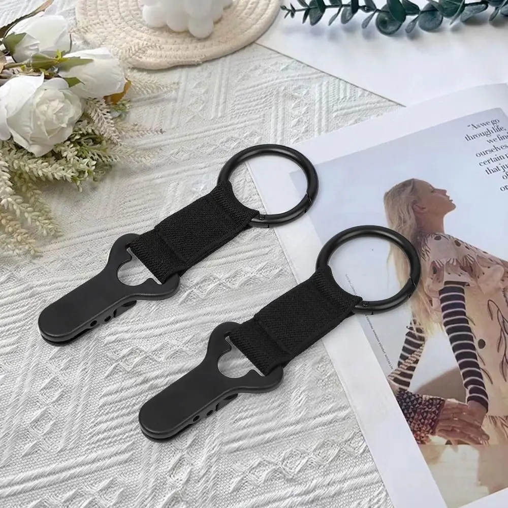 1PC Portable Multi-Purpose Travel Hat Clip Hands-Free Anti-Lost Hanging Hook Clip-On Bag Holder for Easy Storage