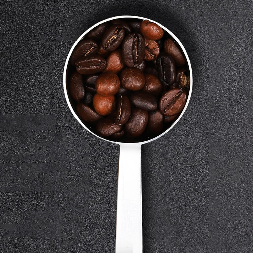 

2pcs Stainless Steel Measuring Spoon 15Ml 30Ml For Coffee Powder Milk Tea Flour Kitchen Baking Scoop Coffee Bean Creamer Sugar