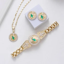 Sally's Paradise Mexican style Saint Jude Virgin Mary jewelry set suitable for daily wear Christmas gift for women 
