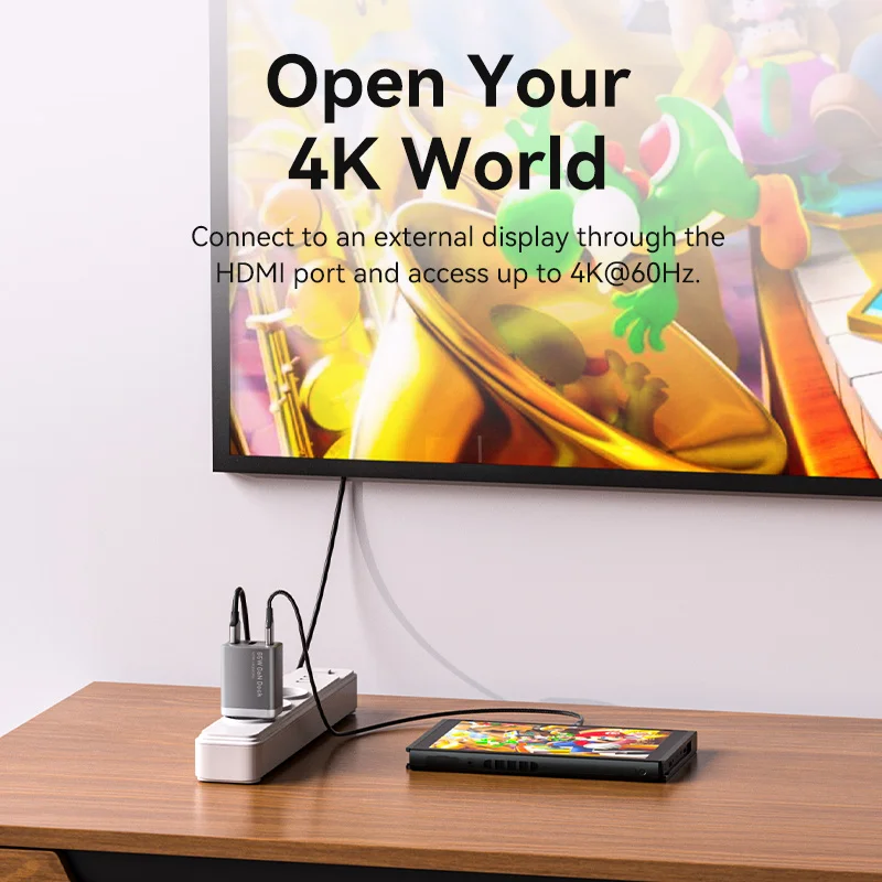 Vention التبديل قفص الاتهام شاحن لنينتندو سويتش PD 65 واط غان شاحن سريع للتلفزيون 4K HDMI أندرويد الهاتف الذكي اللوحي آيفون المحمولة