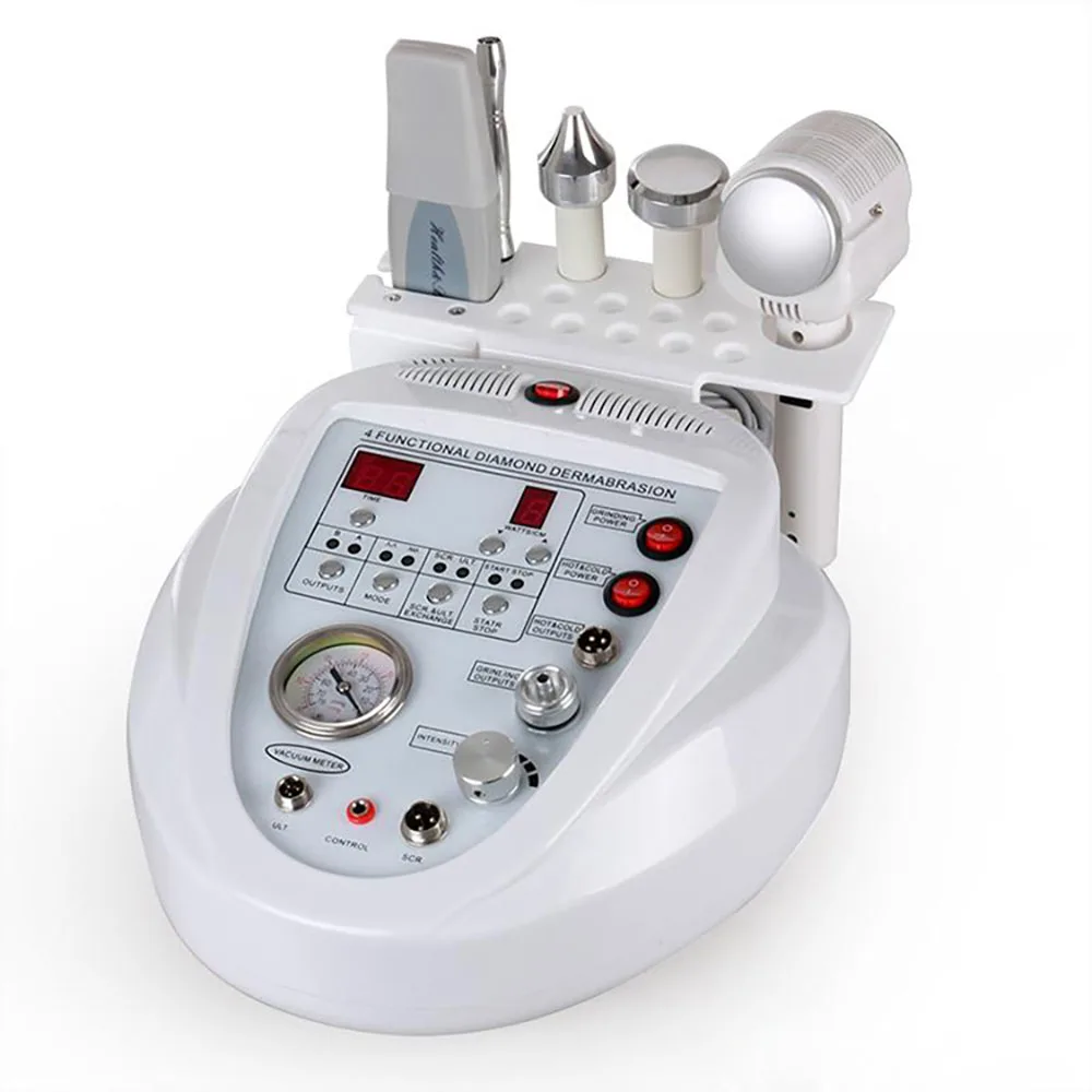 Microdermabrasion 4 in 1 Diamond Machine Dermabrasion Face Beauty Anti Aging Wrinkle Skincare Blackhead Remover Exfoliator