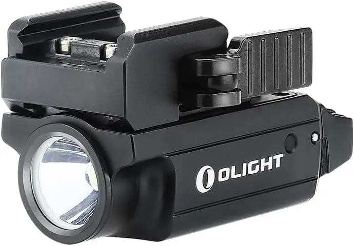 2 Valkyrie 600 Lumens Magnetic USB Rechargeable Compact Weaponlight with Adjustable Rail, High Performance CW LED