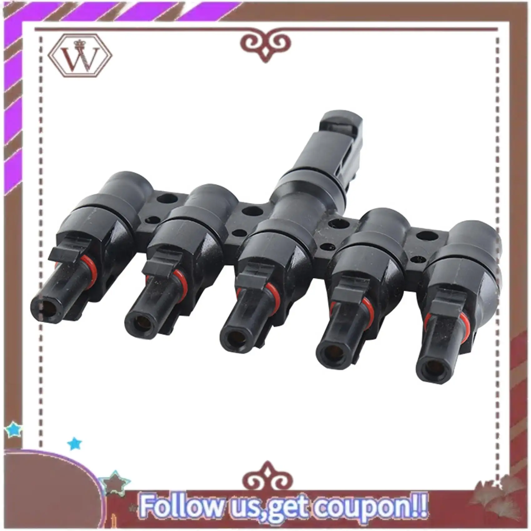 أحدث موصل الطاقة الشمسية الكهروضوئية 1500 فولت 50A 2T 3T 4T 5T 6T فرع اتصال موازي IP67 موصل كابل لوحة PV الكهربائية