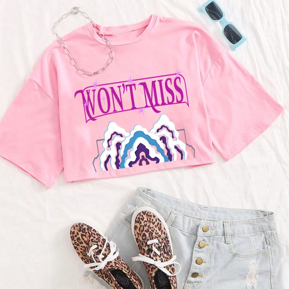 KPop Demon Hunters Mira Crop Tops T-Shirt Women Girls Fashion Demon Hunters Cosplay Shirt for Fans Gift Y2k Tops image 4
