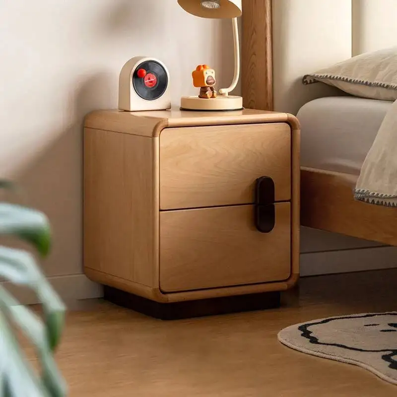 

Vintage Premium Nightstand Luxury Organize Modern Minimalist Nightstand Drawers Storage Mesitas De Noche Bedroom Furniture