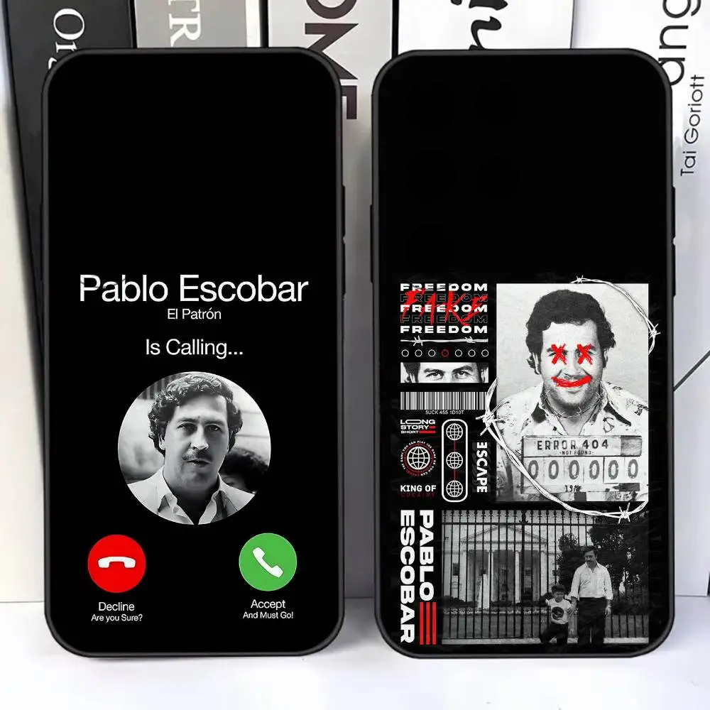 حافظة هاتف N-Narcos Pablo Escobar لهاتف سامسونج S25، S24، Ultra، S20، S30، Plus، S22، S23، Ultra، Plus، 5G بقصة ضيقة ضد الغبار
