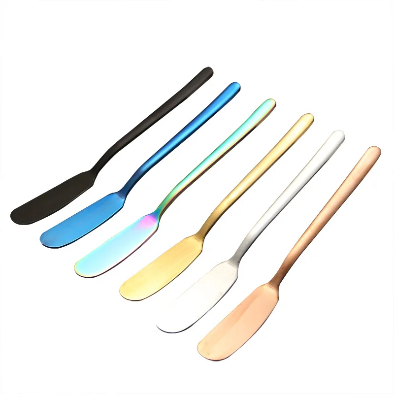 

10PCS High-grade Stainless Steel Spatula Scraper Knives Breakfast Sandwich Cheese Slicer Spreader Butter Knife Kitchen Tools