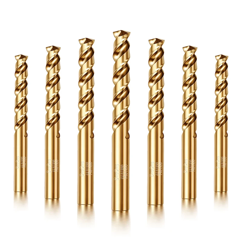 Twist Drill Bit Round Shank HSS Forged Twist Drill Bit 135 Degree Split Point for Metal Wood Plastic High Speed Steel 14mm