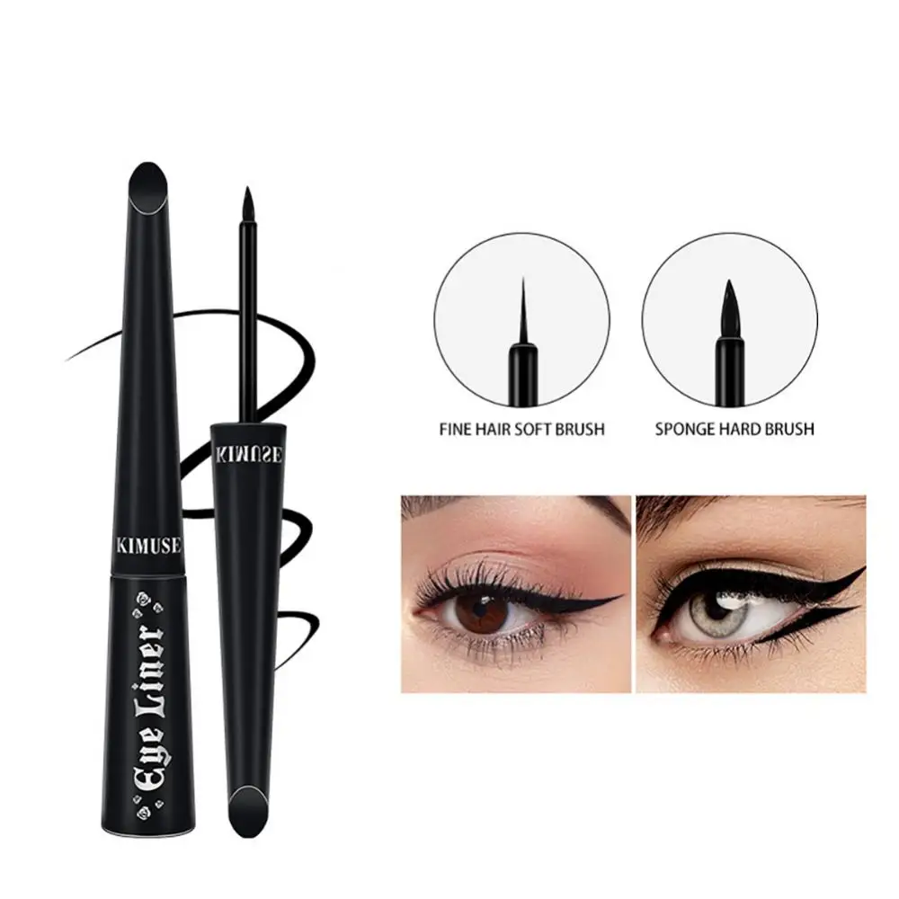 Eyeliner w płynie Błyszczące oczy Czarny eyeliner w pisaku Kosmetyki kosmetyczne Wodoodporny eyeliner Miękki gładki eyeliner Makijaż oczu