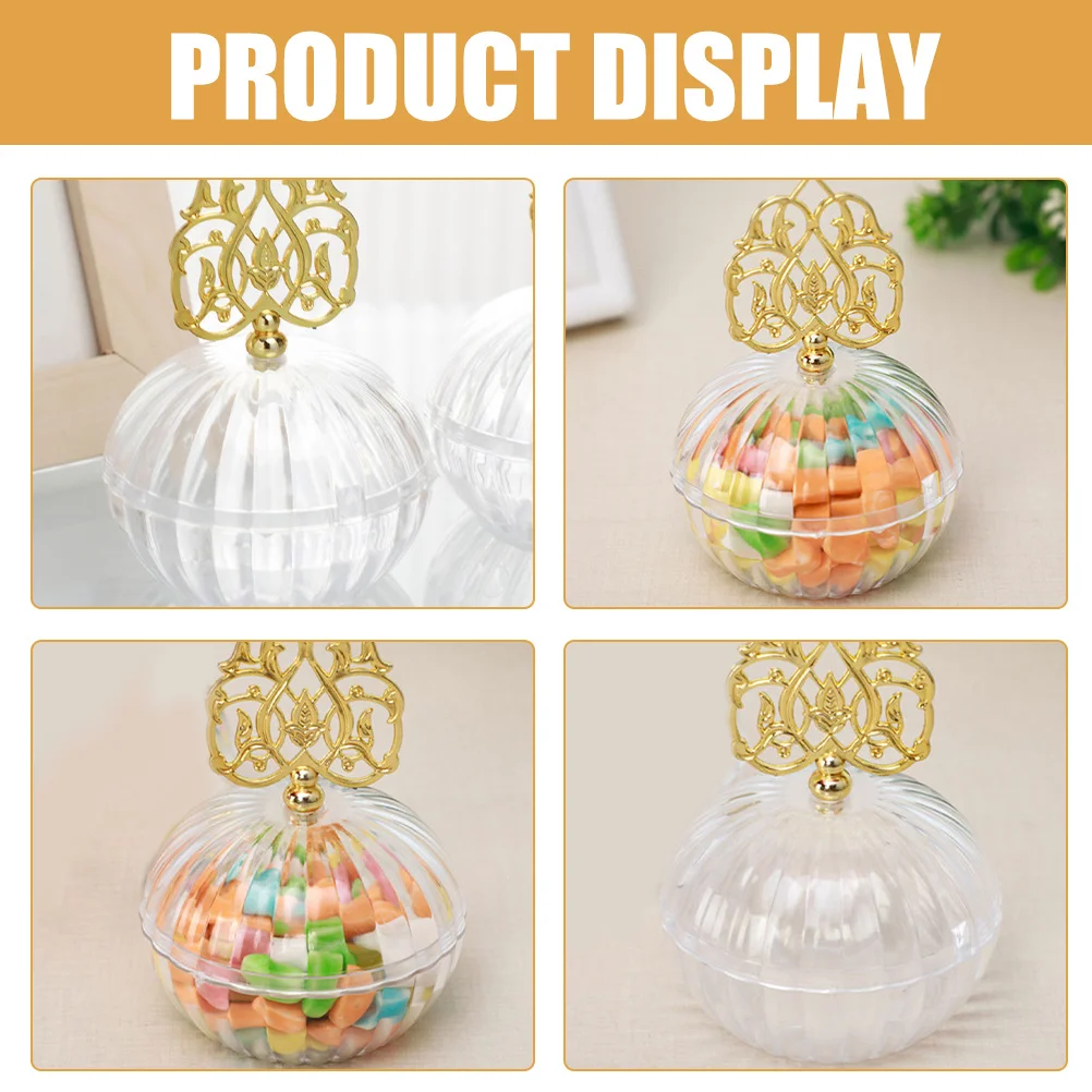 

6Pcs Candy Boxes Clear Party Favor Containers Wedding Bridal Shower Gifts Treat Box Small Treat Boxes Adorable Candy Cases