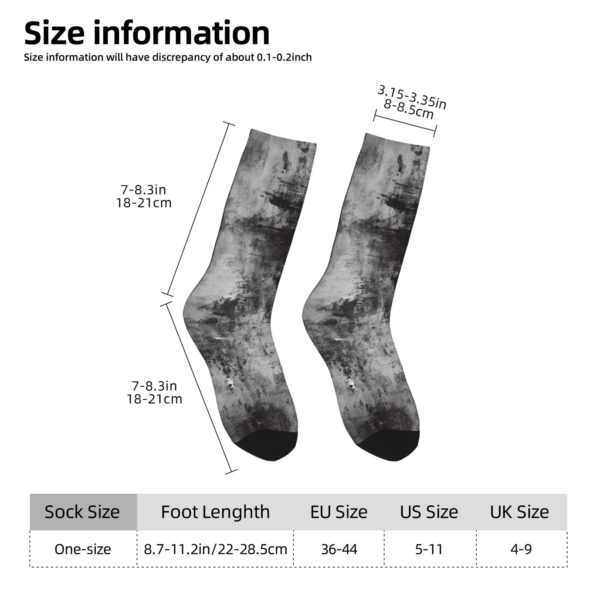 Custom Black Vintage AC DC Logo Heavy Metal Band Music Women Crew Socks Unisex Novelty  Spring Summer Autumn Winter Dress Socks