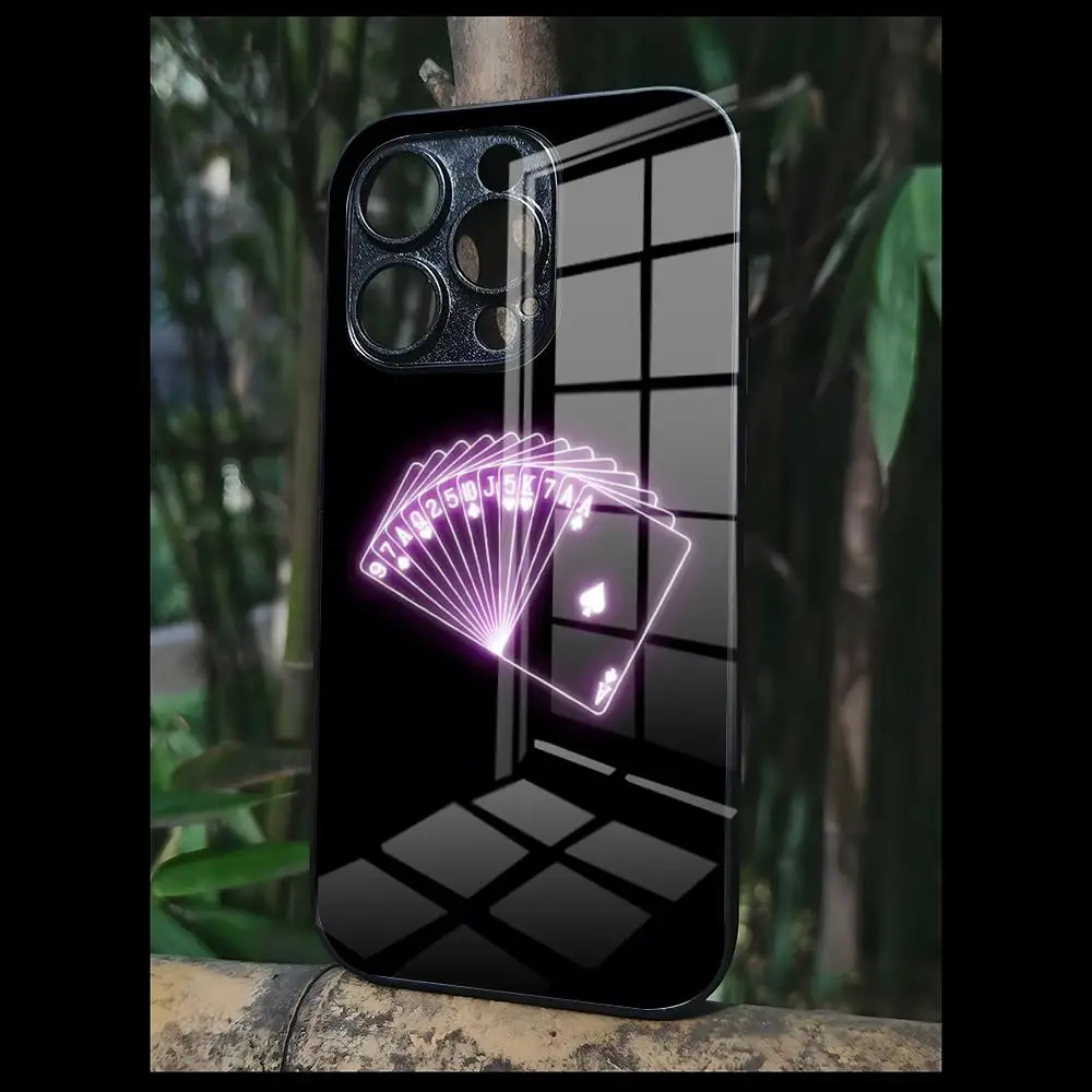 Poker Setaccio Cassa Del Telefono Per OPPO A 55 54 One Plus 8T 92s A93s A94 95 8 9 7 Pro FindX3 X5PRO RENO4 RENO7 Reno4se 5F 6Z Glass Cove