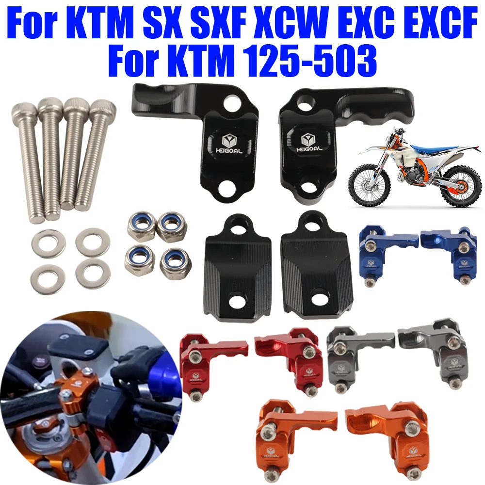 Acessórios da motocicleta protetor de cilindro mestre capa para ktm sx sxf xcw exc excf 125 150 250 300 350 400 450 500 525 530