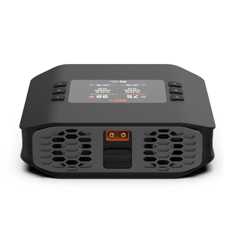 K4 1-8S Dual Channel Smart Charger 600W 20A AC/DC Independent Mode for LiPo Li-ion LiFe NiMH Pb Battery RC Drone