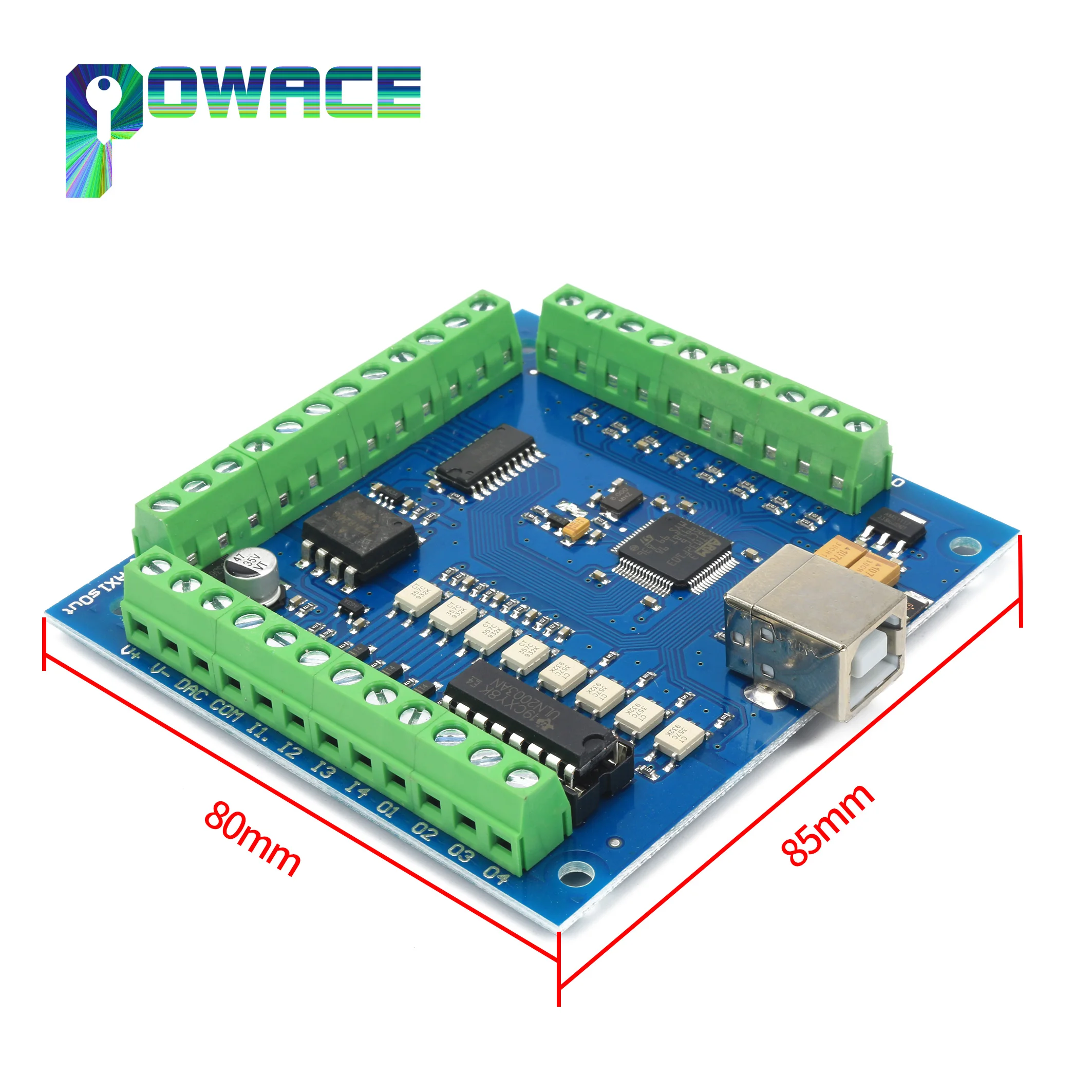 CNC USB MACH3 100Khz 4 Axis Interface Drive Motion Controller Breakout Board Flying Carving Card Engraving Machine Motherboard